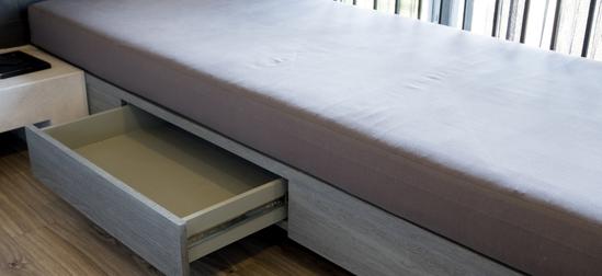 4. under the bed - 7 Locations That You Can Add Shelves In Your Bedroom